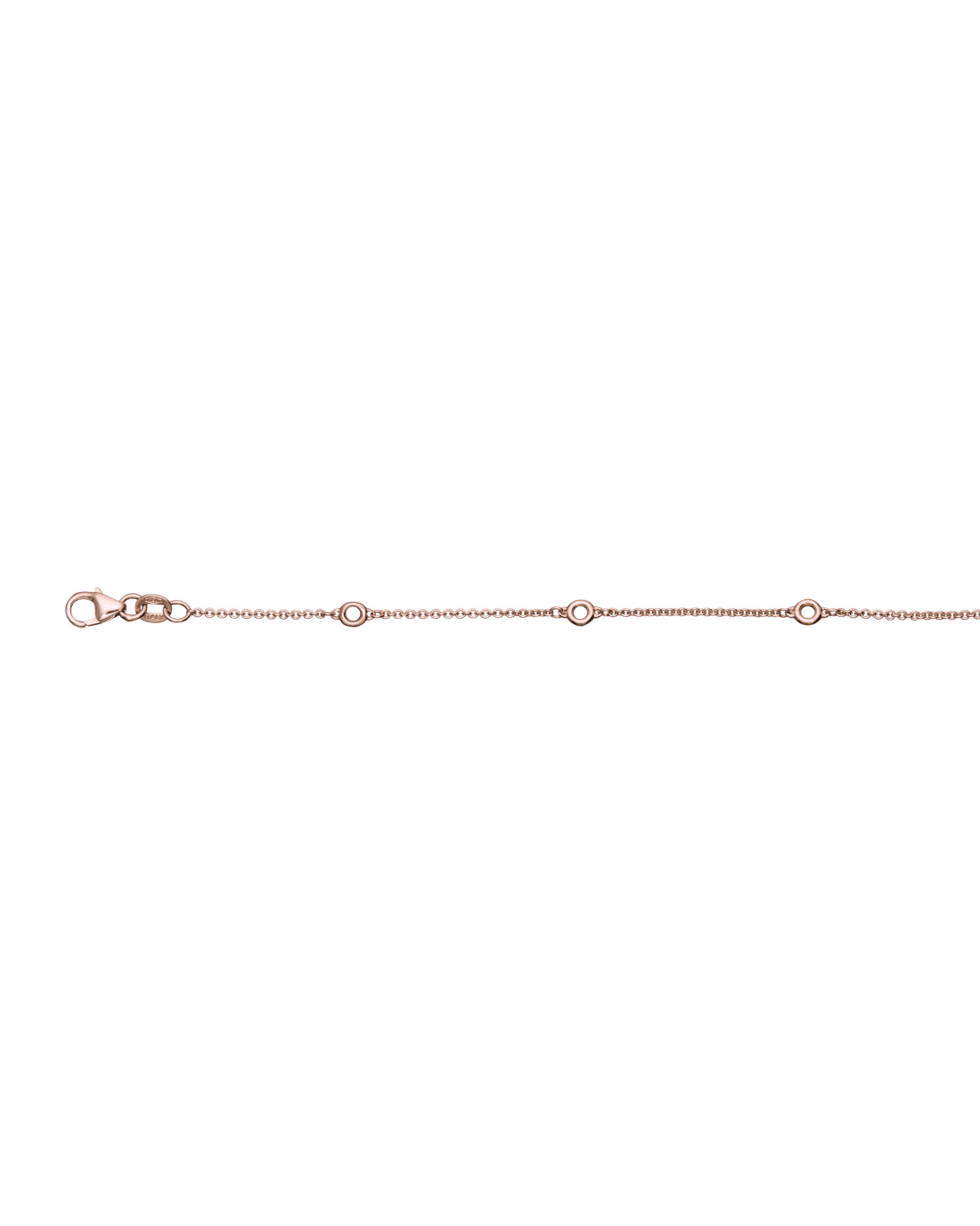 18CT R/G DIAMONDS BTM 5pt/18cm